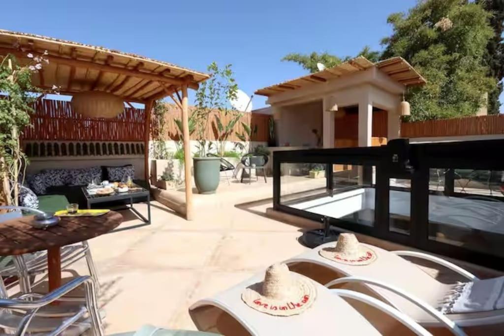 Riad Ptit Kech, Bassin Terrasse - Petits Dejeuners Marrakesh Luaran gambar